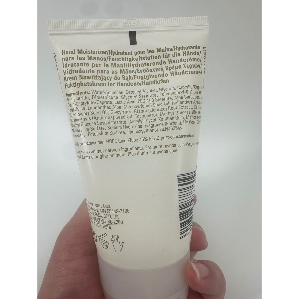Aveda Hand Relief Moisturizing Creme 4.2 fl oz 125 ml Vegan Hand Cream - Picture 3 of 4